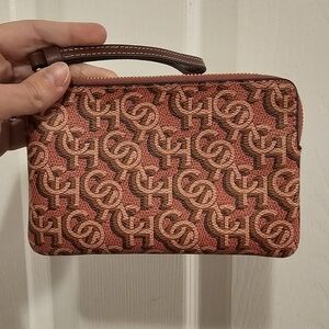 Coach NWOT Patterned Logo Wristlet